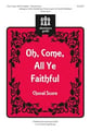 Oh Come, All Ye Faithful SATB choral sheet music cover